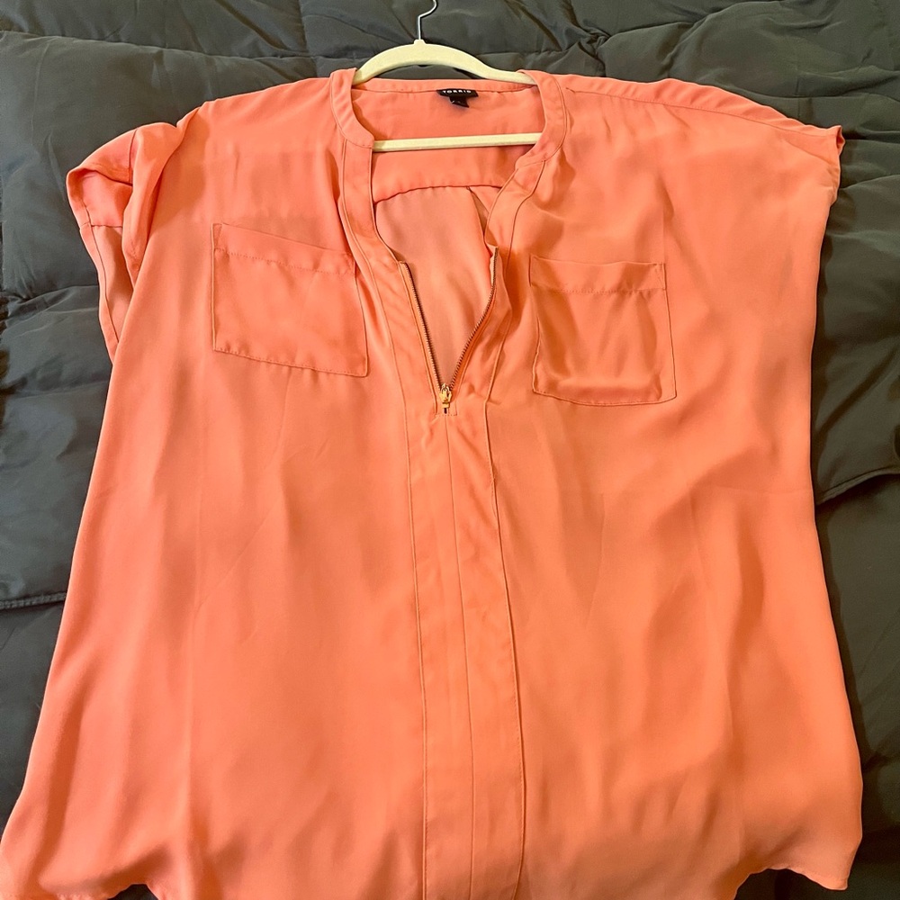 Torrid Coral Blouse